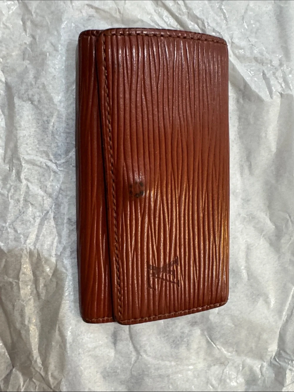 Louis Vuitton Brown Epi Leather Key & Card Holder